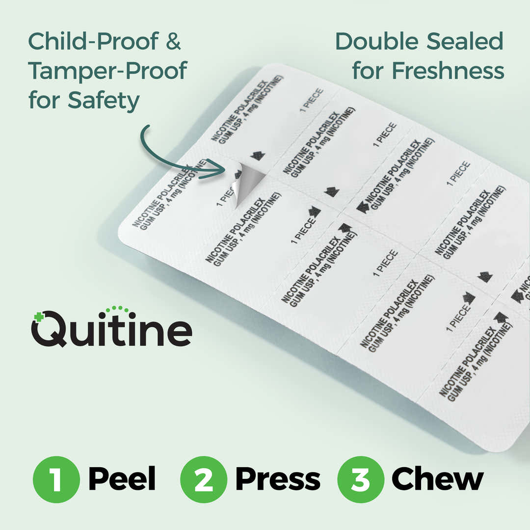 2mg Traditional Nicotine Gum Fruit | 240 Count