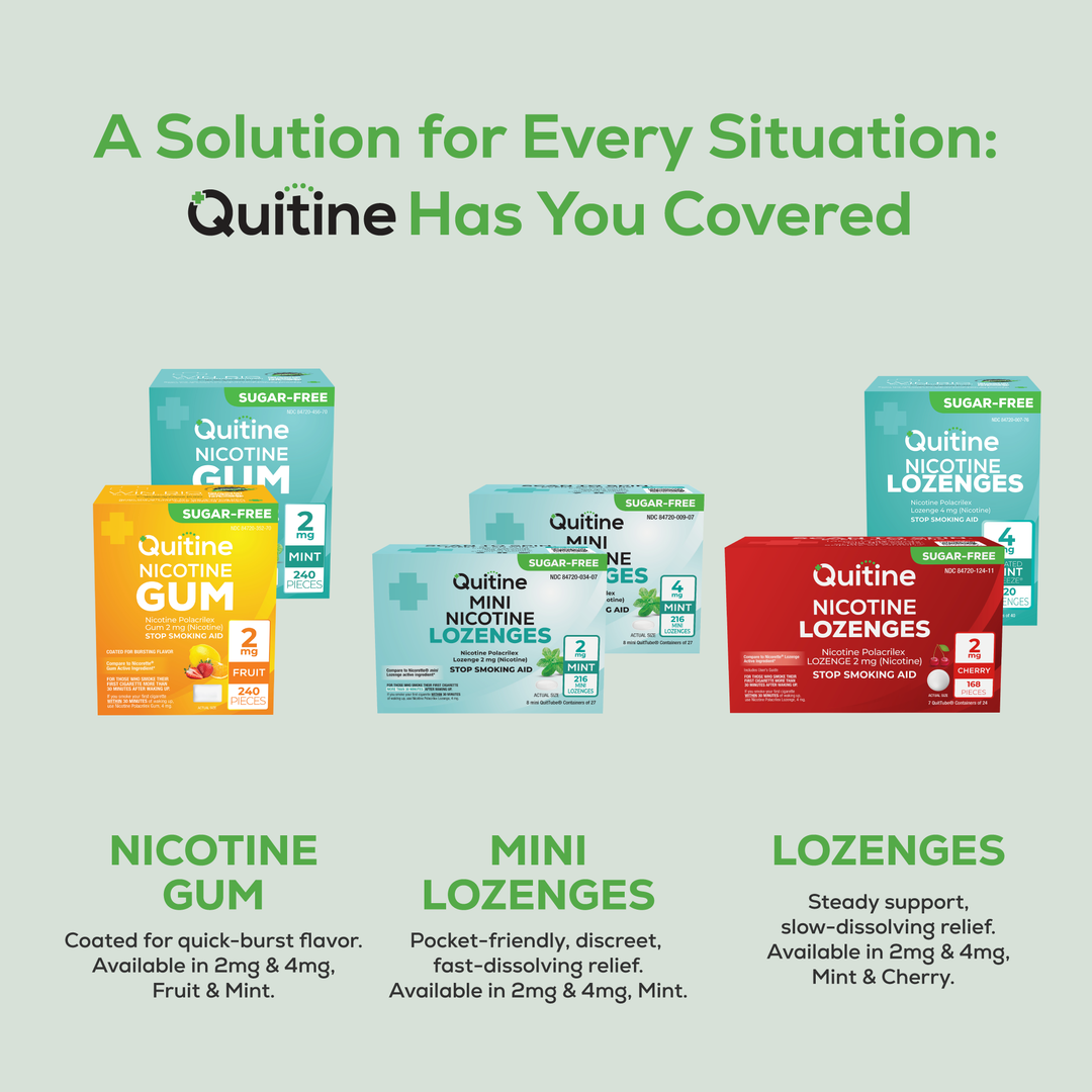 Quitine Traditional Nicotine Gum 240 Pieces