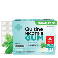 Quitine Nicotine Gum 4mg Classic Mint 300 Pieces